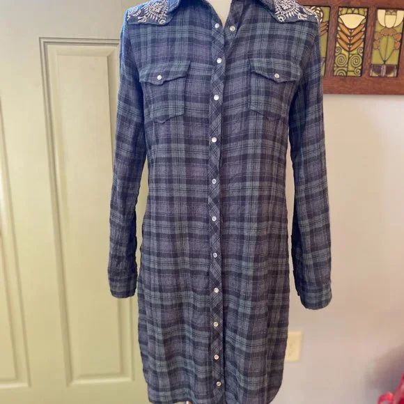 JOHNNY WAS Tunic with Embroidery XS NWT - Picture 8 of 11